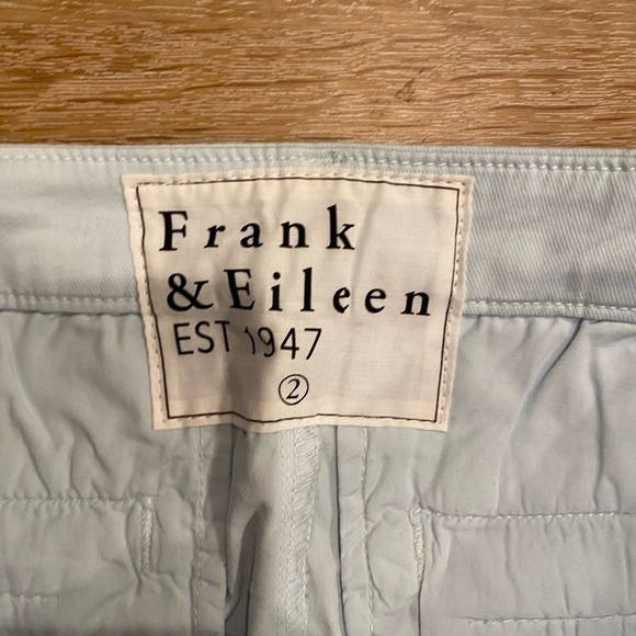 Frank & Eileen WICKLOW The Italian Chino Italian Performance Twill Pants Blue 2 - Picture 3 of 6